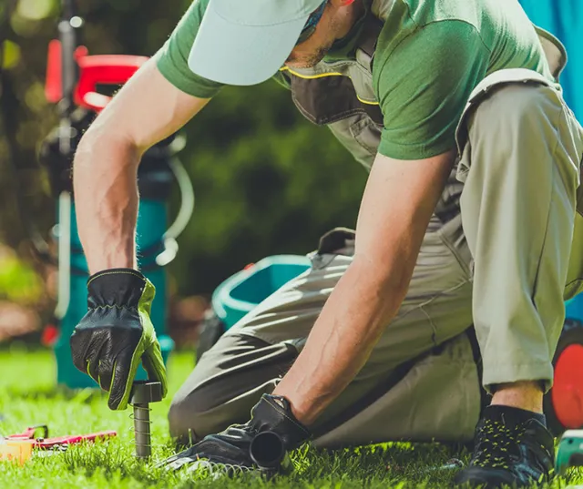 Suburban Lawn Sprinkler Company work photo