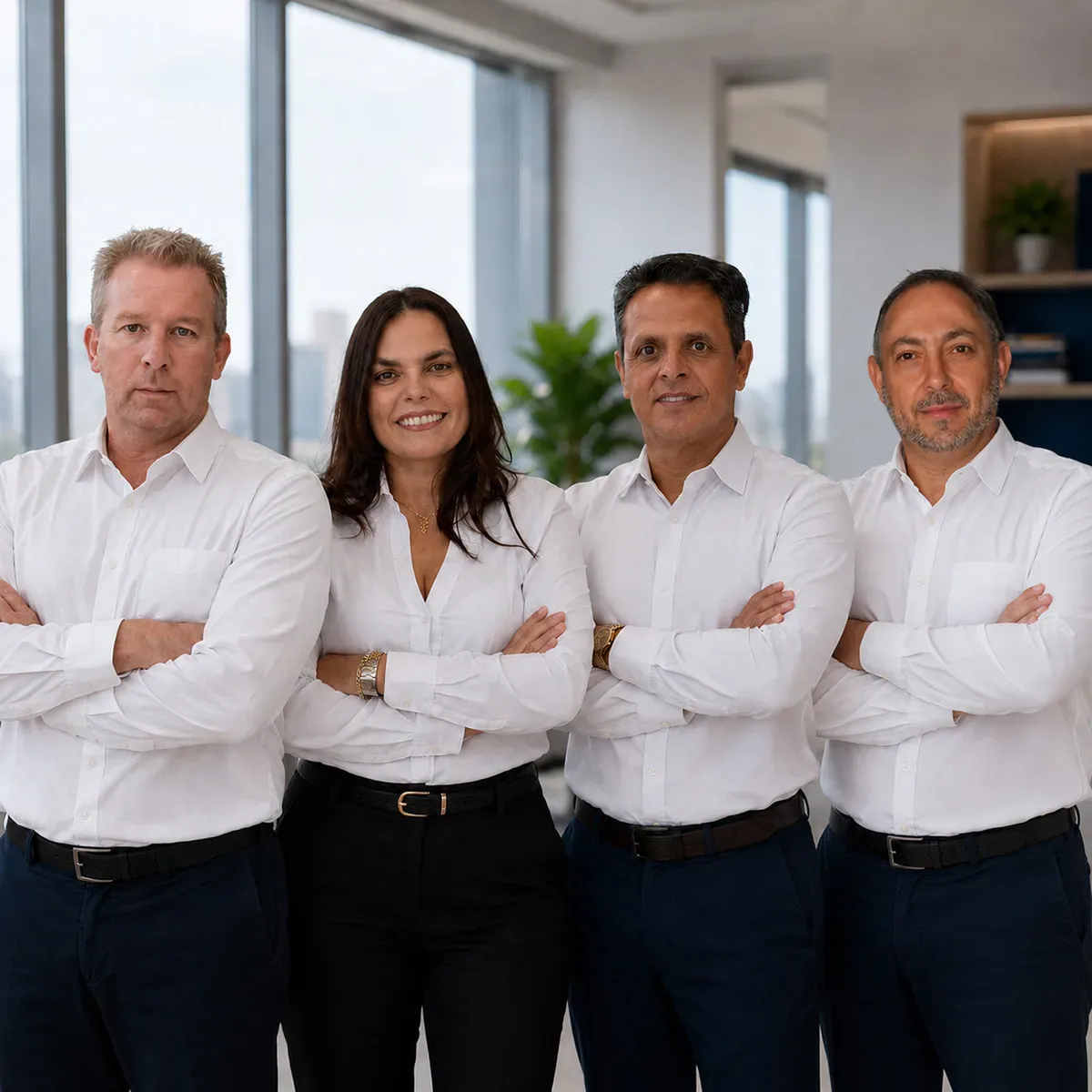 Home Exterior Experts leadership team standing together
