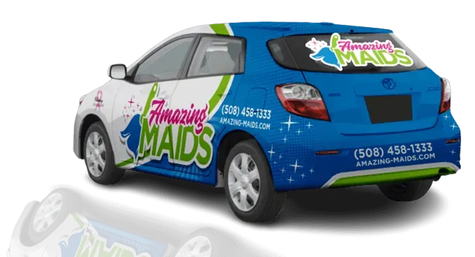 Amazing Maids work vehicle back/side View