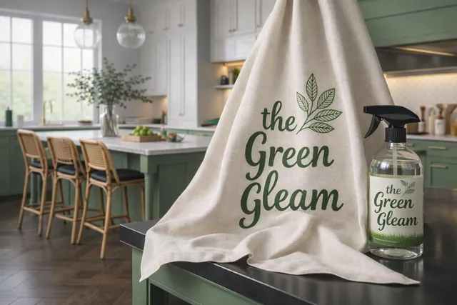 The Green Gleam cleaning products