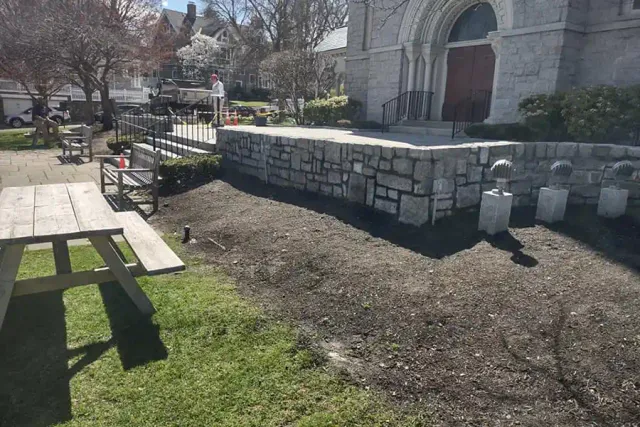 Retaining Wall Installation