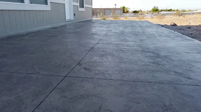 Smooth concrete flatwork and walkway installation in Merrimack, NH