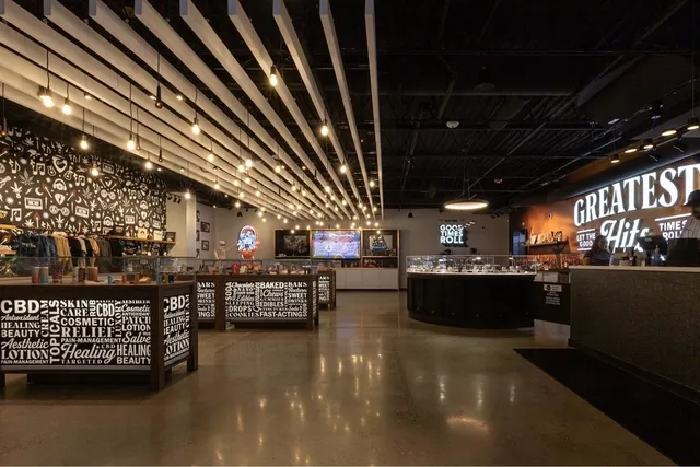 Commercial dispensary interior retail space