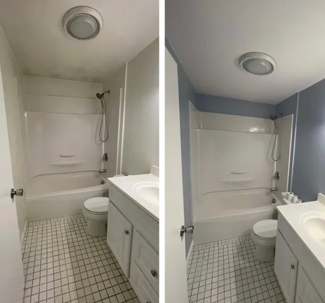 Bathroom painting