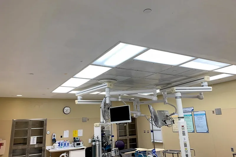 St Anne's Hospital after picture of a rejuvenated Patient Room