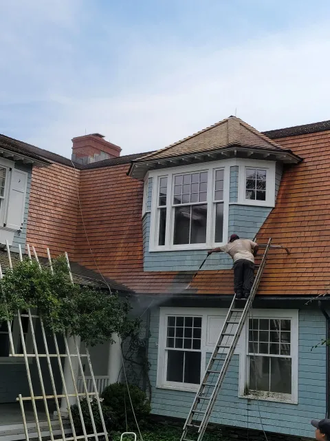 work photo from cedarroofingprotection.com