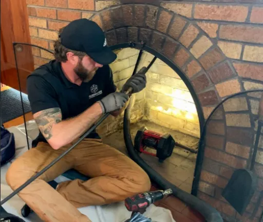 Top Area Chimney Soot Removal, VT work photo