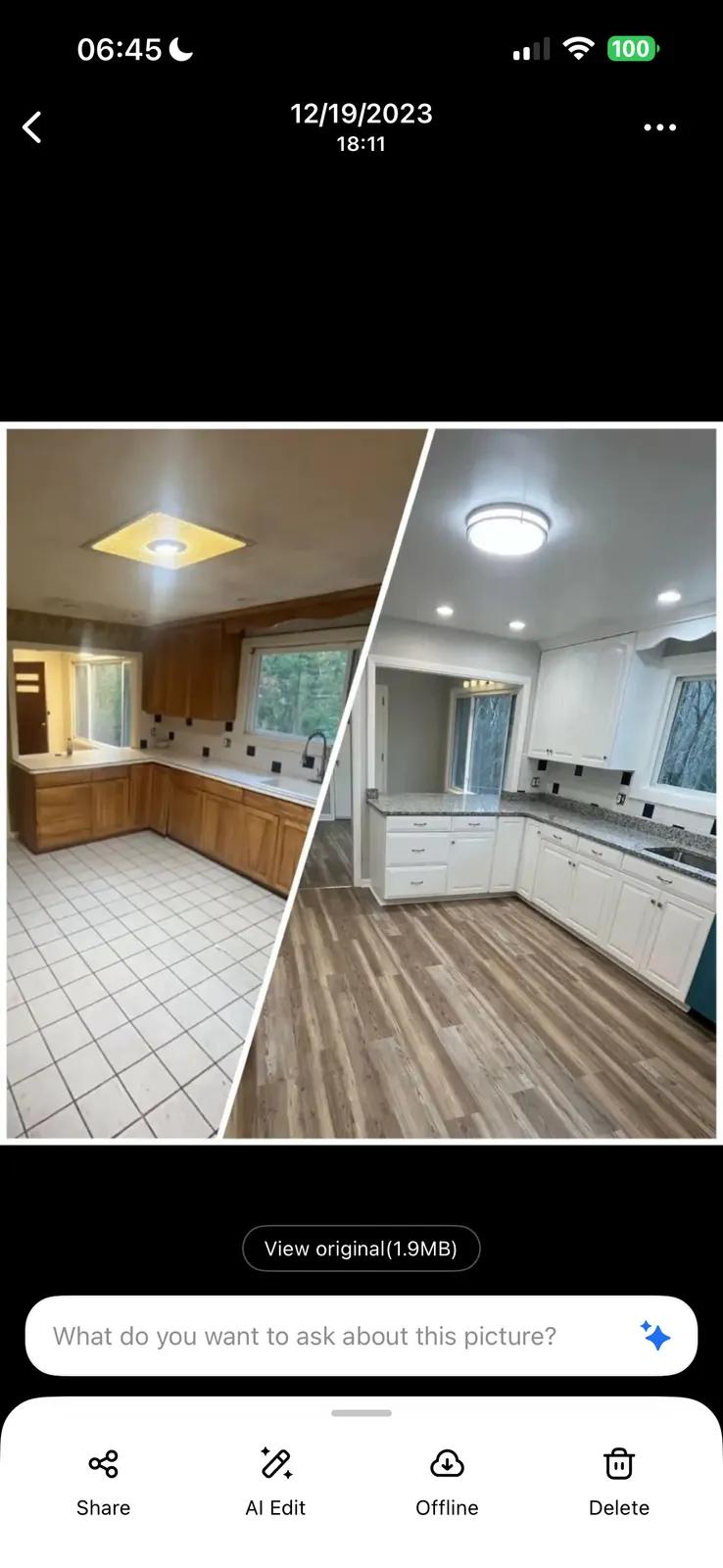work photo from Google listing