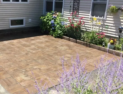 outdoor tile patio