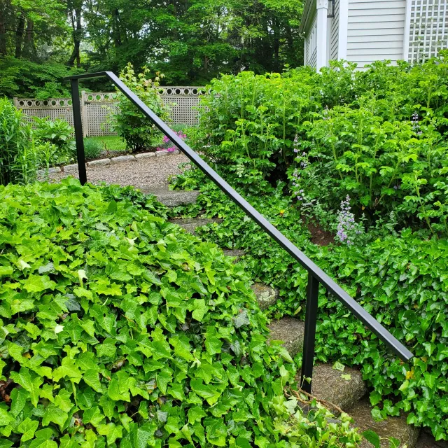 Custom garden railing
