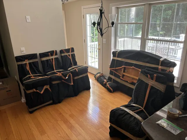 We set our bar high for our team and service at Move-U. Wrapping your furniture ensures a safe and smooth moving process for your belongings.