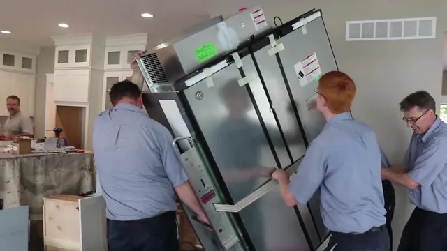 Crew loading the moving truck