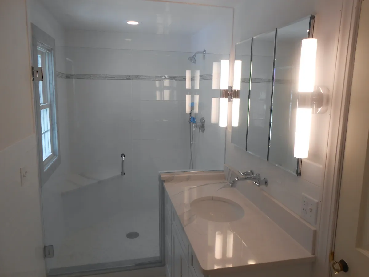 photo of a bathroom renovation