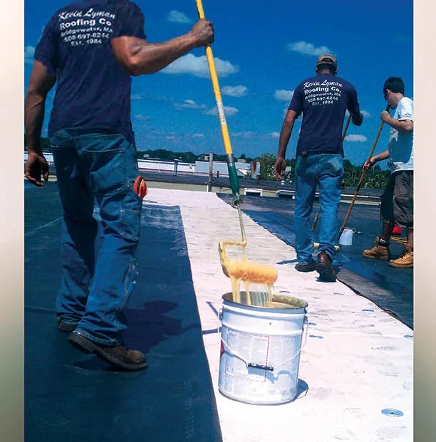 Kevin Lyman Rooﬁng Company work photo