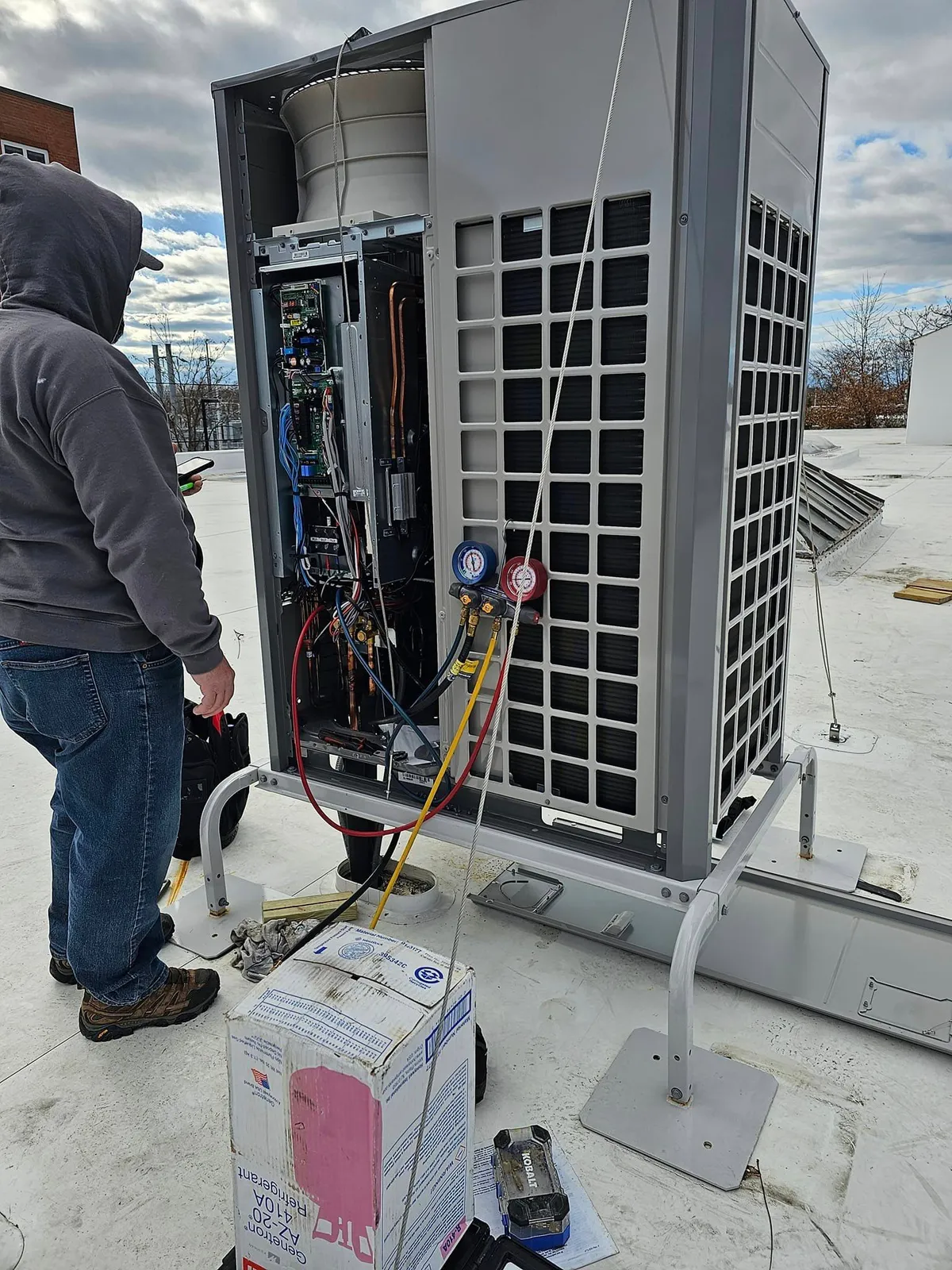 work photo from amerikoolmechanicalservices.com