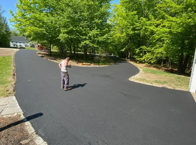 Sealcoating Service — Newport, NH — Asphalt Worx
