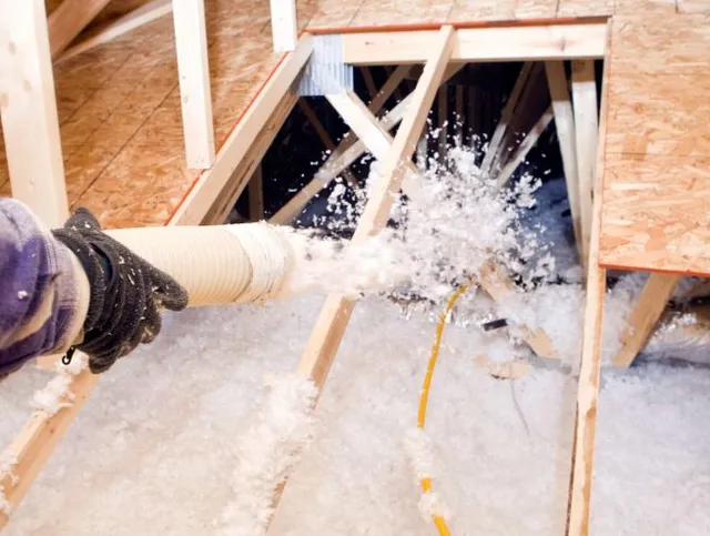 blown-in insulation