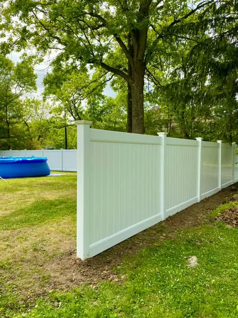 Wooden rail fence with gate