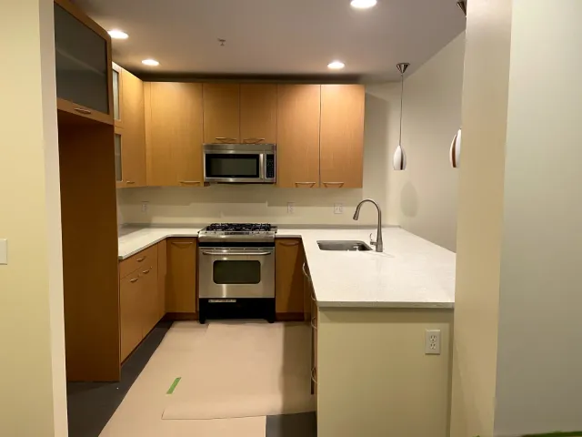 Before oak kitchen cabinets in Dorchester MA