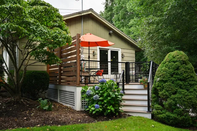 Finished deck and rear entry