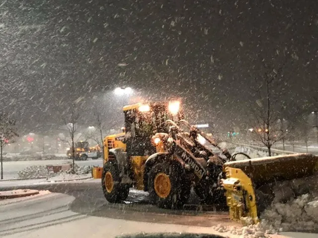 Commercial Snow Removal by Salcorp Snow Management Walpole, MA