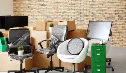 Professional office movers at Real Moving & Storage