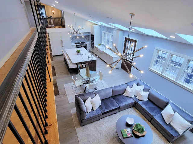 Family Room / Kitchen view from 2nd floor catwalk