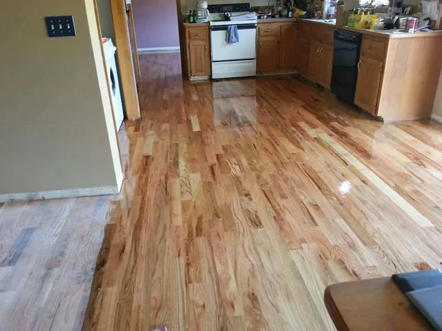 Finished Floor Installation Wood Floor — Wood Flooring in Hadley, MA