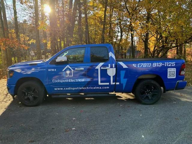 Codispoti Electrical branded truck