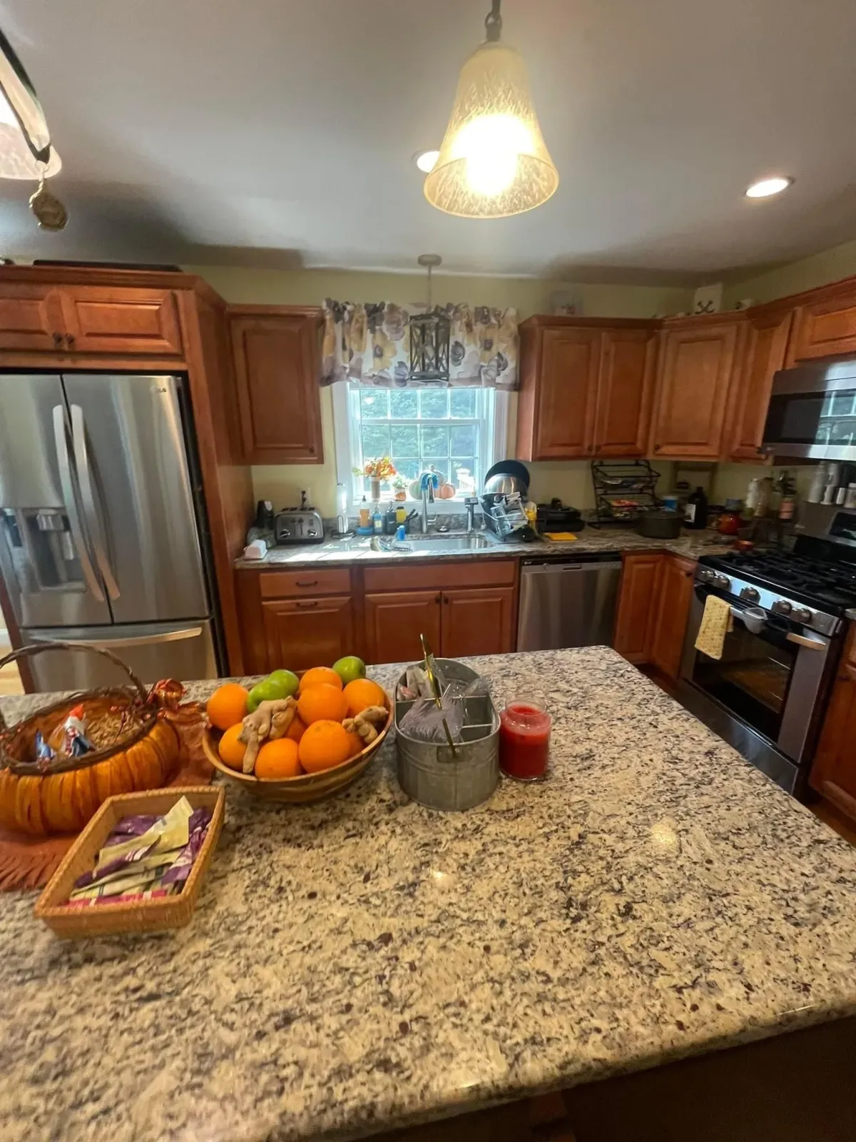 Family kitchen after cleaning