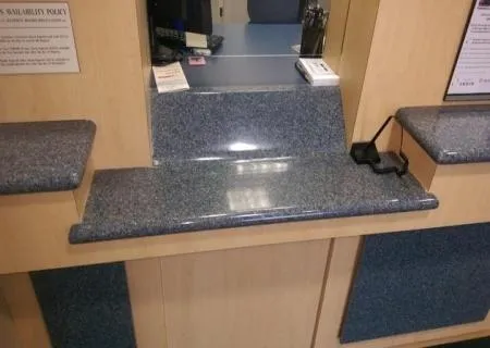 Bank Window Counter