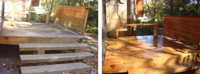 Before & After Deck Restoration