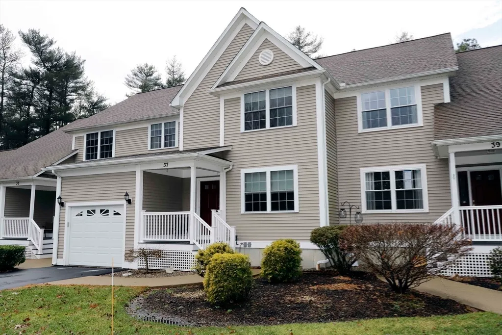 Luxury Townhouse Condo nestled away in Dartmouth! Come home to peace & quiet in a country setting while staying just minutes from shopping, restaurants, University of Massachusetts Dartmouth & major highways! This quality-built 3 bedroom, 2.5 bath home offers an inviting open floor plan filled with natural light, central air & stylish modern décor. The spacious living room showcases a cozy gas fireplace & gleaming oak hardwood floors flowing seamlessly into the dining area. Enjoy a beautiful fully applianced kitchen with rich cherry cabinets, granite countertops & a charming breakfast nook! The first level also features a convenient half bath & laundry area. Upstairs, unwind in the serene primary suite with walk-in closet & private full bath, plus two additional bedrooms & another full bath. Step outside to your large private deck or relax on the Trex patio from the walk-out basement. Low-maintenance vinyl siding & trim complete this exceptional home!