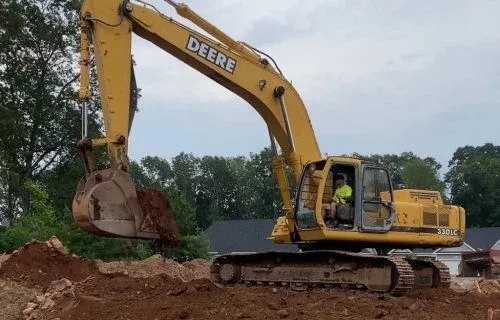 Foundation site work Sanford CT Septic & Construction