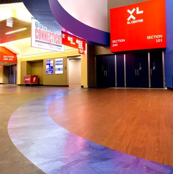 Commercial Flooring a public building in Connecticut