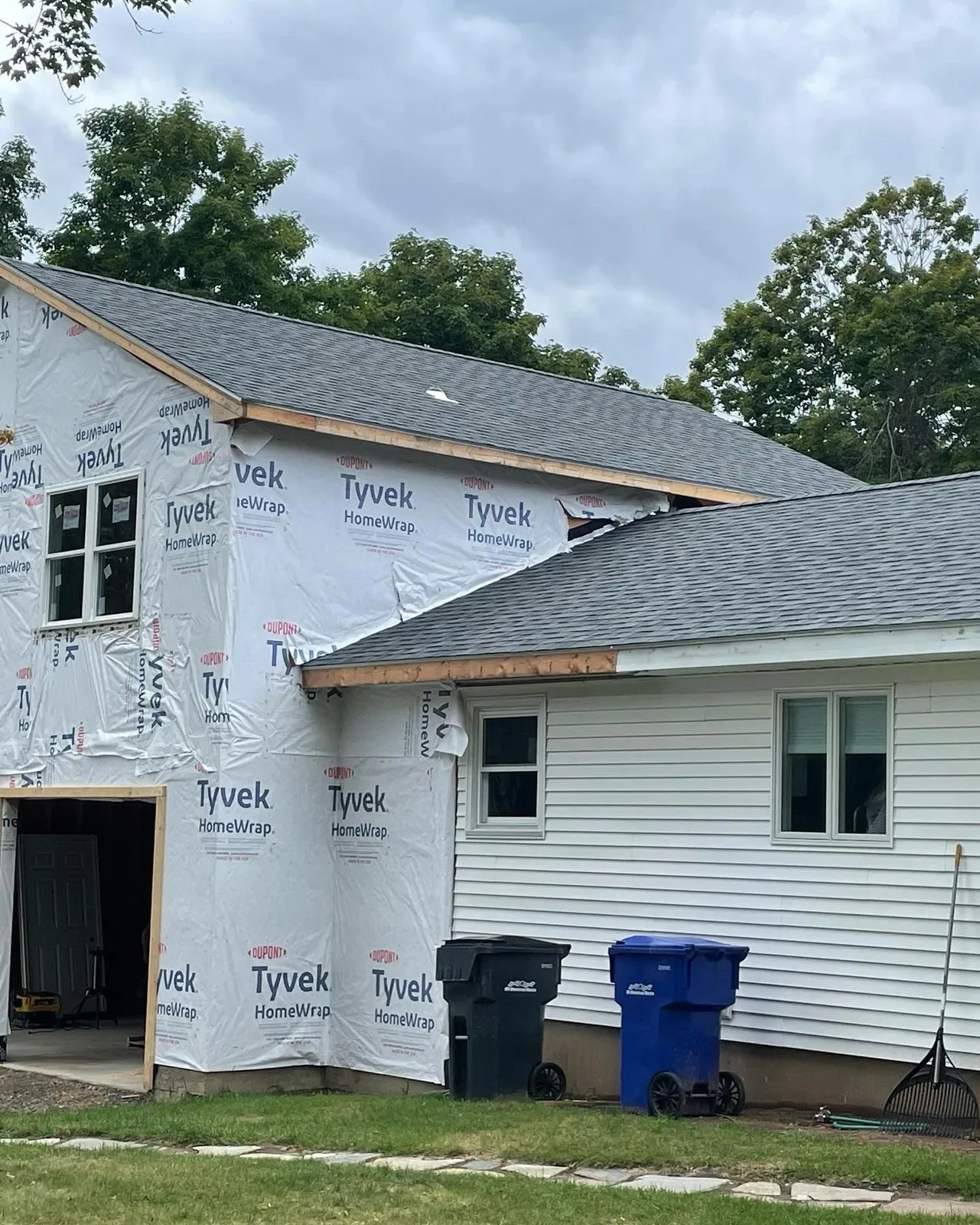 Bolton Home Remodelers building a home addition in Tolland County, CT