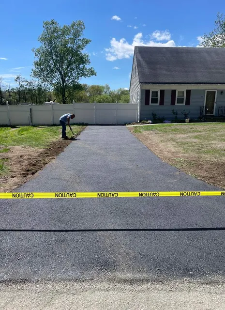 Custom asphalt driveway