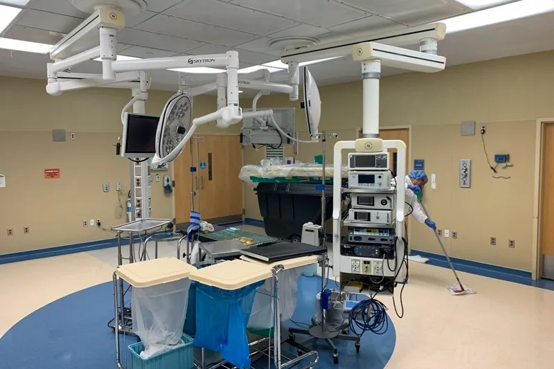 St Anne's Hospital after picture of a rejuvenated Patient Room