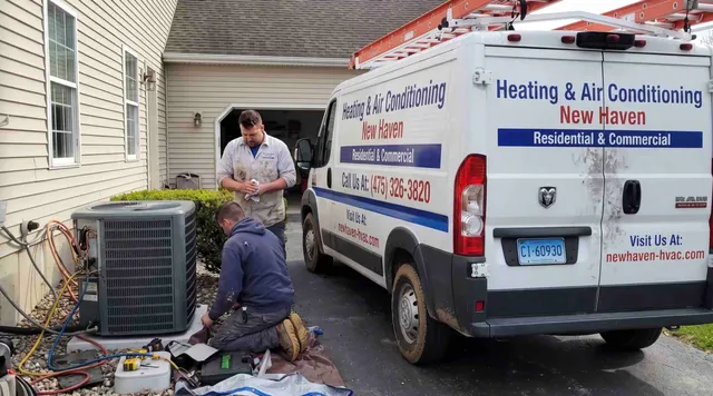 work photo from newhaven-hvac.com