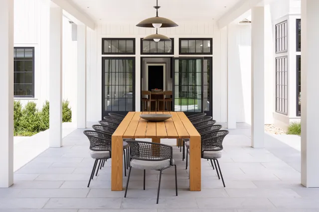 Some of the best moments at home happen outside. A thoughtfully designed outdoor space creates the perfect setting for quiet mornings, long evenings, and everything in between.
Photograph: @emilyobrienphoto_design 
Architect: @mcalpinehouse 
Interior Design: @changoandco 
#OutdoorLiving #OutdoorLivingSpace #IndoorOutdoorLiving #OutdoorDesign #PatioDesign #BackyardDesign #BackyardInspiration #OutdoorEntertaining #AlfrescoLiving #SummerLiving #LuxuryOutdoorLiving #LuxuryHomeDesign #CustomHomeDesign #CustomHomeBuilder #LuxuryHomeBuilder #CustomBuiltHome #FineHomebuilding #CraftsmanshipMatters #QualityCraftsmanship #TimelessDesign #ArchitecturalDetails #ResidentialArchitecture #ArchitectureDesign #HomeDesignInspo #DreamHomeInspiration #NewEnglandHomes #NewEnglandLiving #MassachusettsHomes #MassachusettsBuilder #FallonCustomHomes