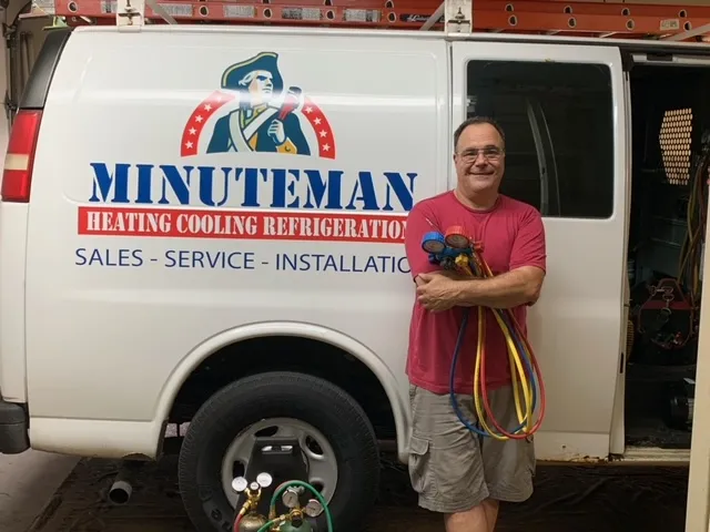 Minuteman Heating Cooling refrigeration work photo