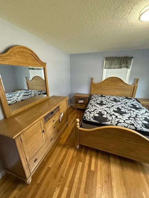 Bedroom furniture assembled and set in place on a client job