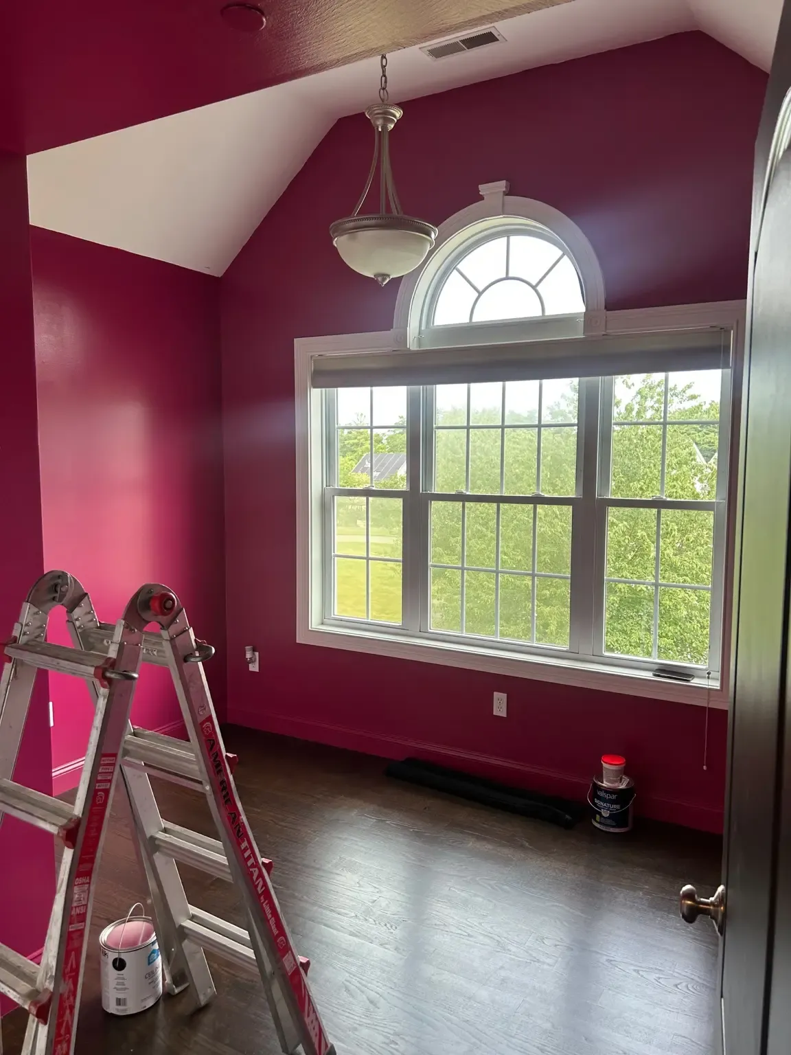 Bedroom Color Transformation before