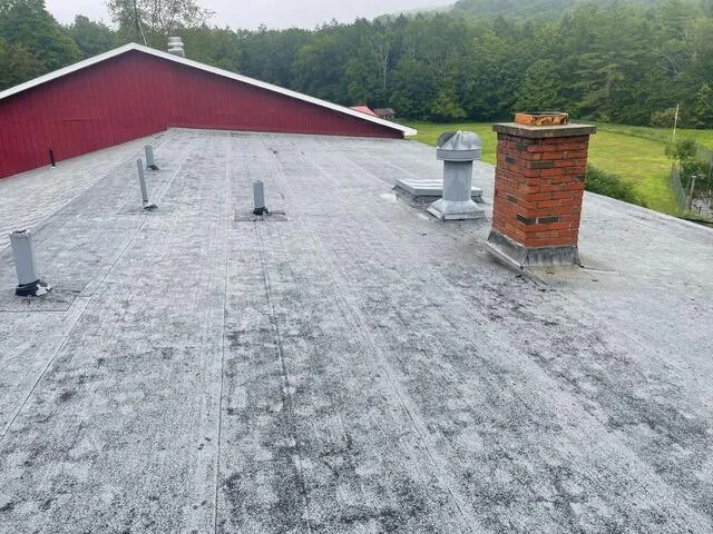 Low Slope Roofing Installation in Leyden, MA