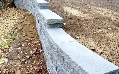 Stone & Concrete Block Retaining Wall Builder in Northampton, MA