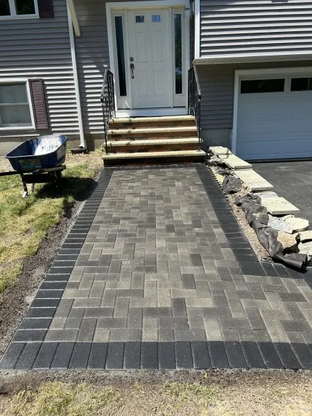 Walkway Installation in Danvers, MA (1)