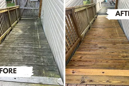 Charlie the Power Washer work photo