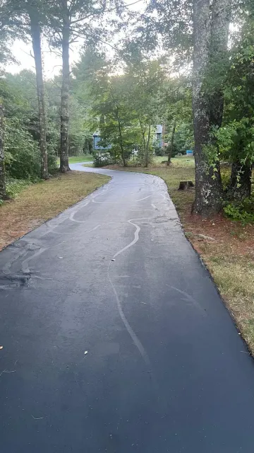 Driveway sealcoating in Massachusetts