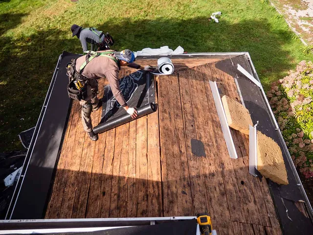 Portland Maine Roofers work photo