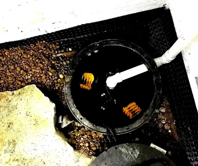 Interior view of Sump Pump Installation Boston, MA